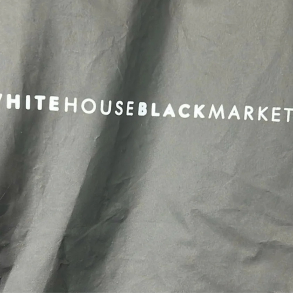 White House Black Market Black Garment Cover
